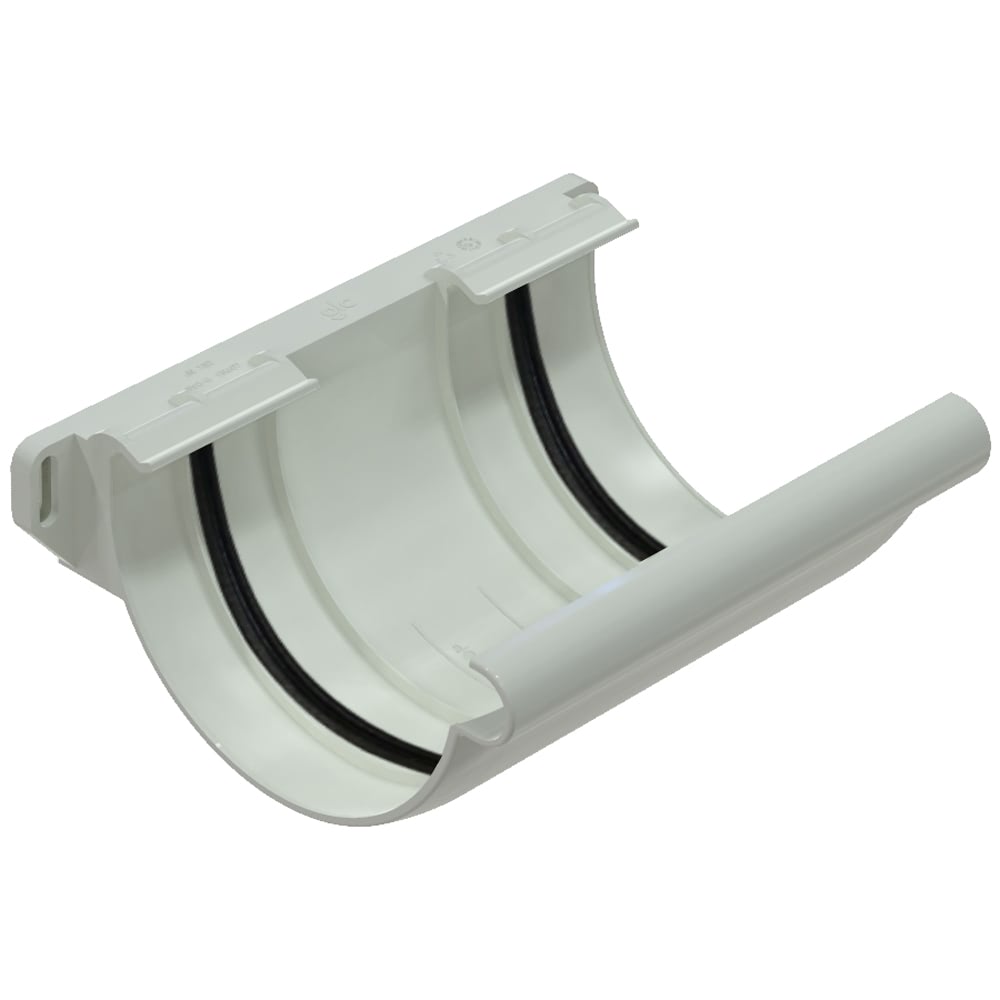 Соединитель желоба GLC PVC 152*100 mm RAL 9010 Белый